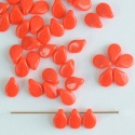 Pip Red Opaque Coral Red 93180 Czech Glass Bead x 25